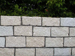  Mauersteine - Granit türkisch gelb gespalten
